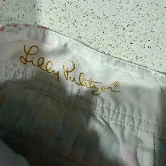 Lilly Pulitzer Walsh Shorts Getting Steamy Pink Orange Size 2 preppy outer banks - Picture 4 of 6